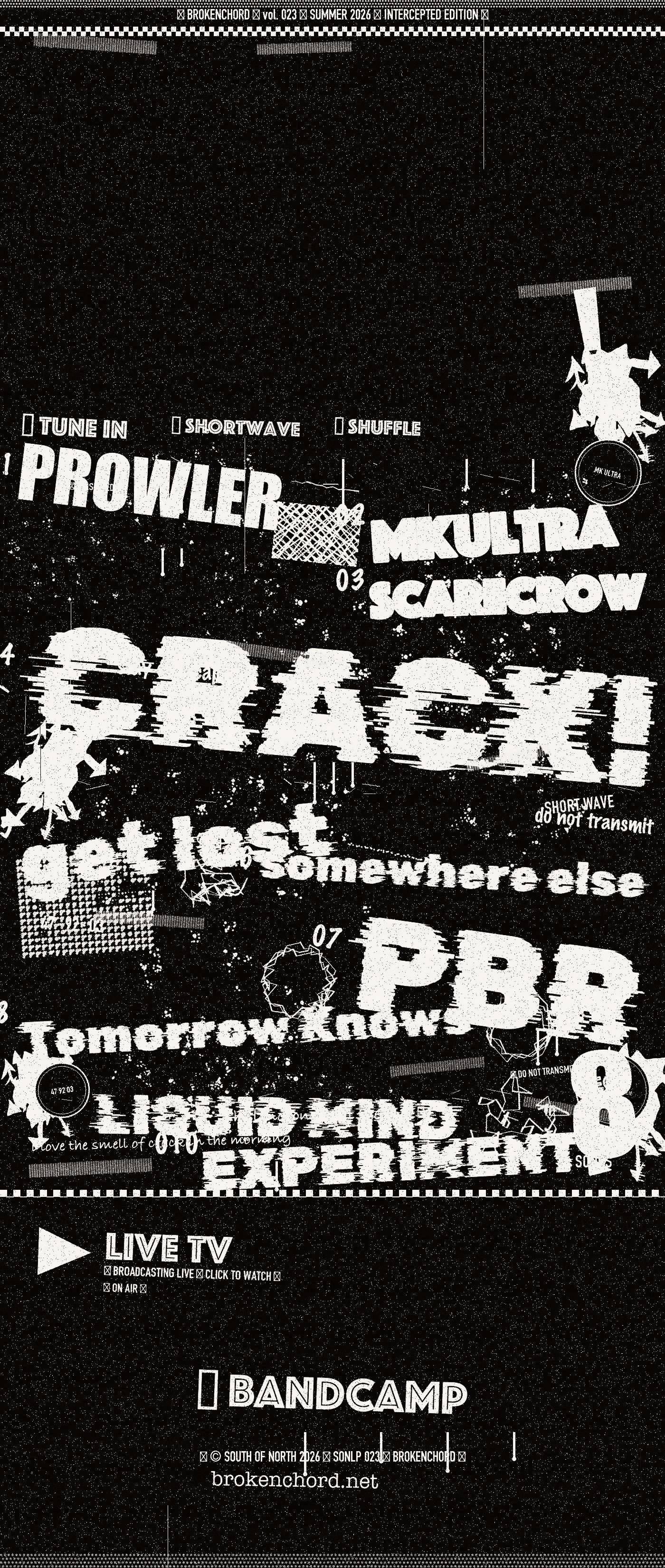 LIMA ECHO CRACK! — Brokenchord, out June 29 2026 on South of North